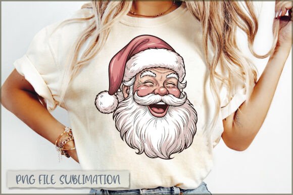 Download Vintage Santa PNG, Retro Funny Santa - Retro Collection